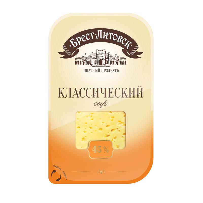 Сыр Классический нарезка 150гр — фото товара